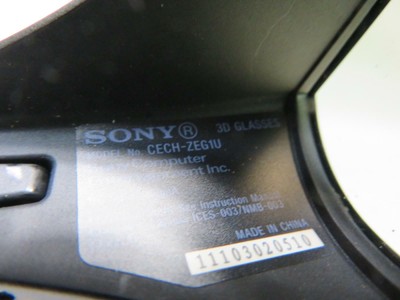 Sony 3D Glasses CECH-ZEG1U For PlayStation 3
