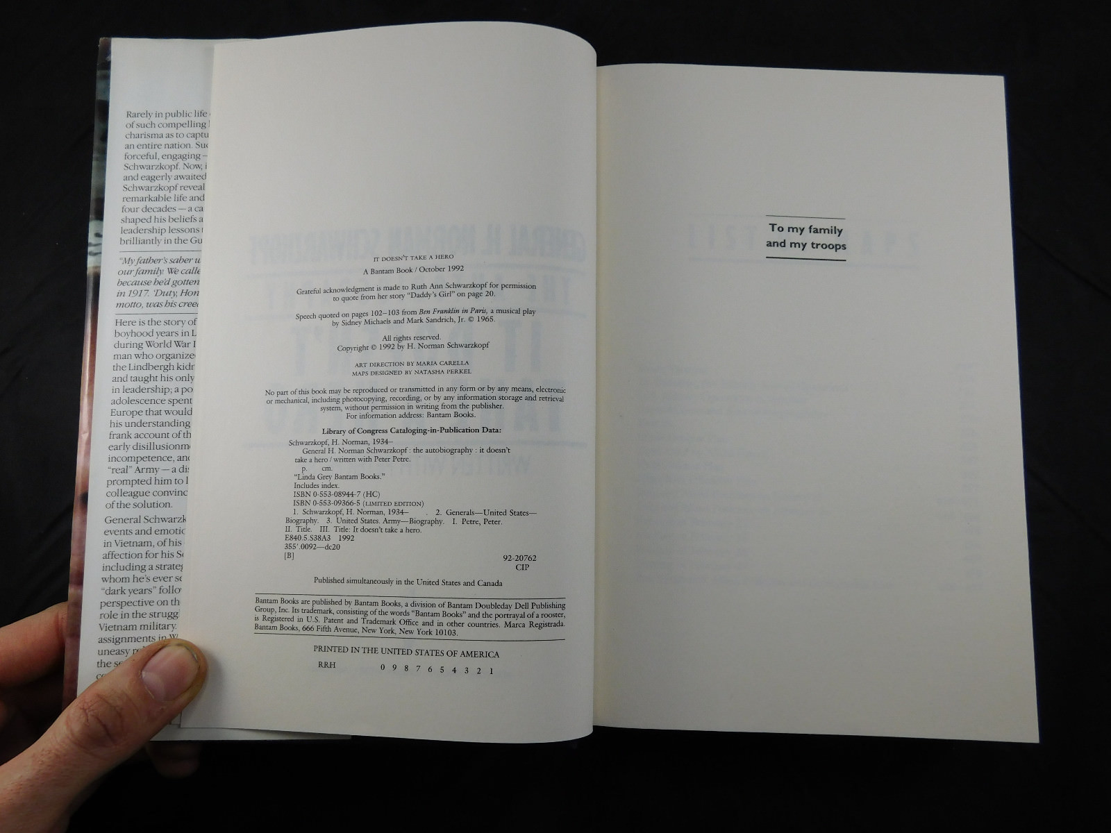 My American Journey - Colin Powell / It Doesn't Take a Hero - Schwarzkopf Signed