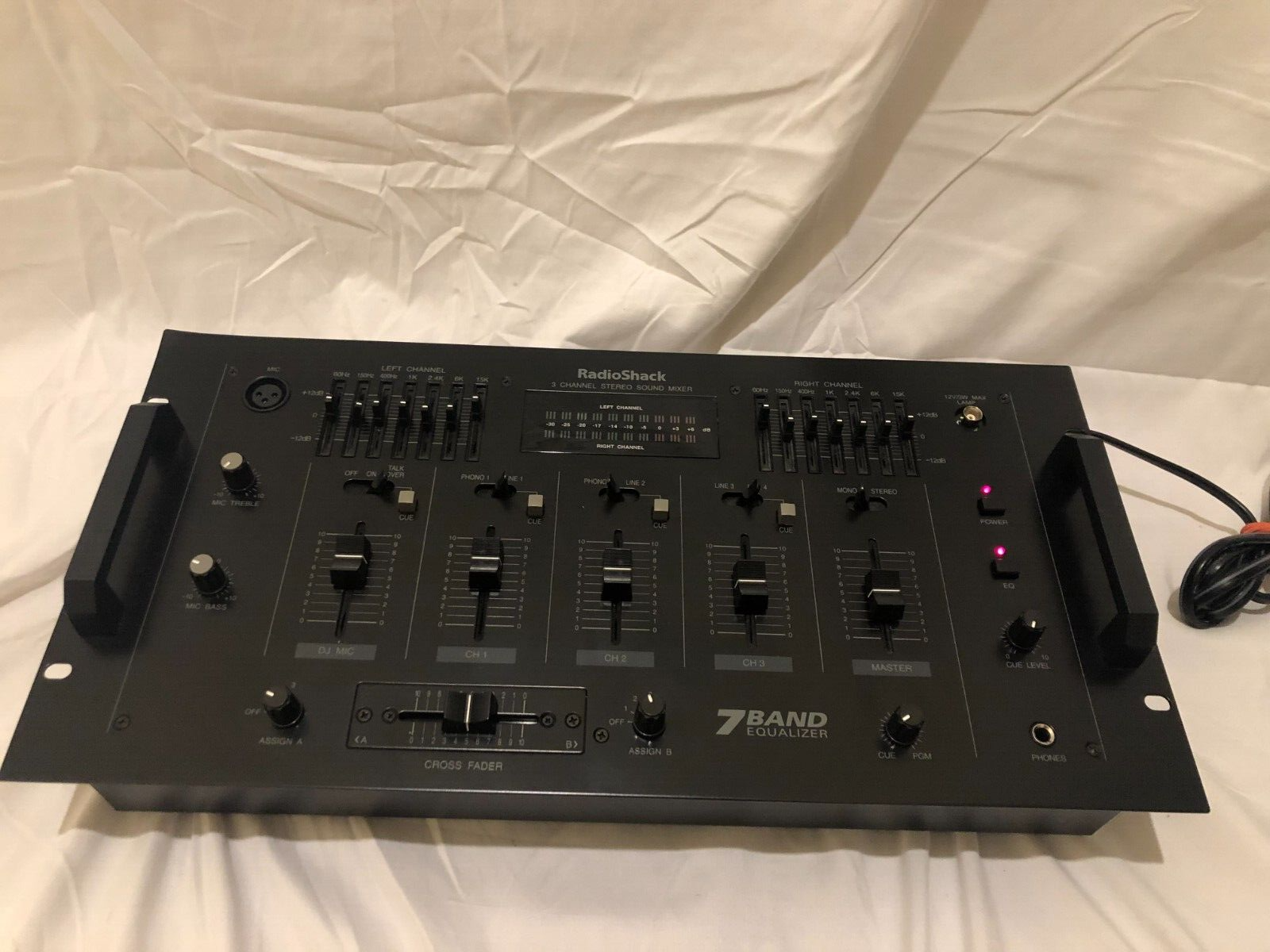 訳あり品 Radio Shack dj mixer 3 channel Used Radio Shack STEREO 3 CHANNEL MIXER DJ Mixer