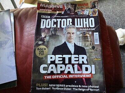 Doctor Who Magazine & poster #477 October 2014. Peter Capaldi