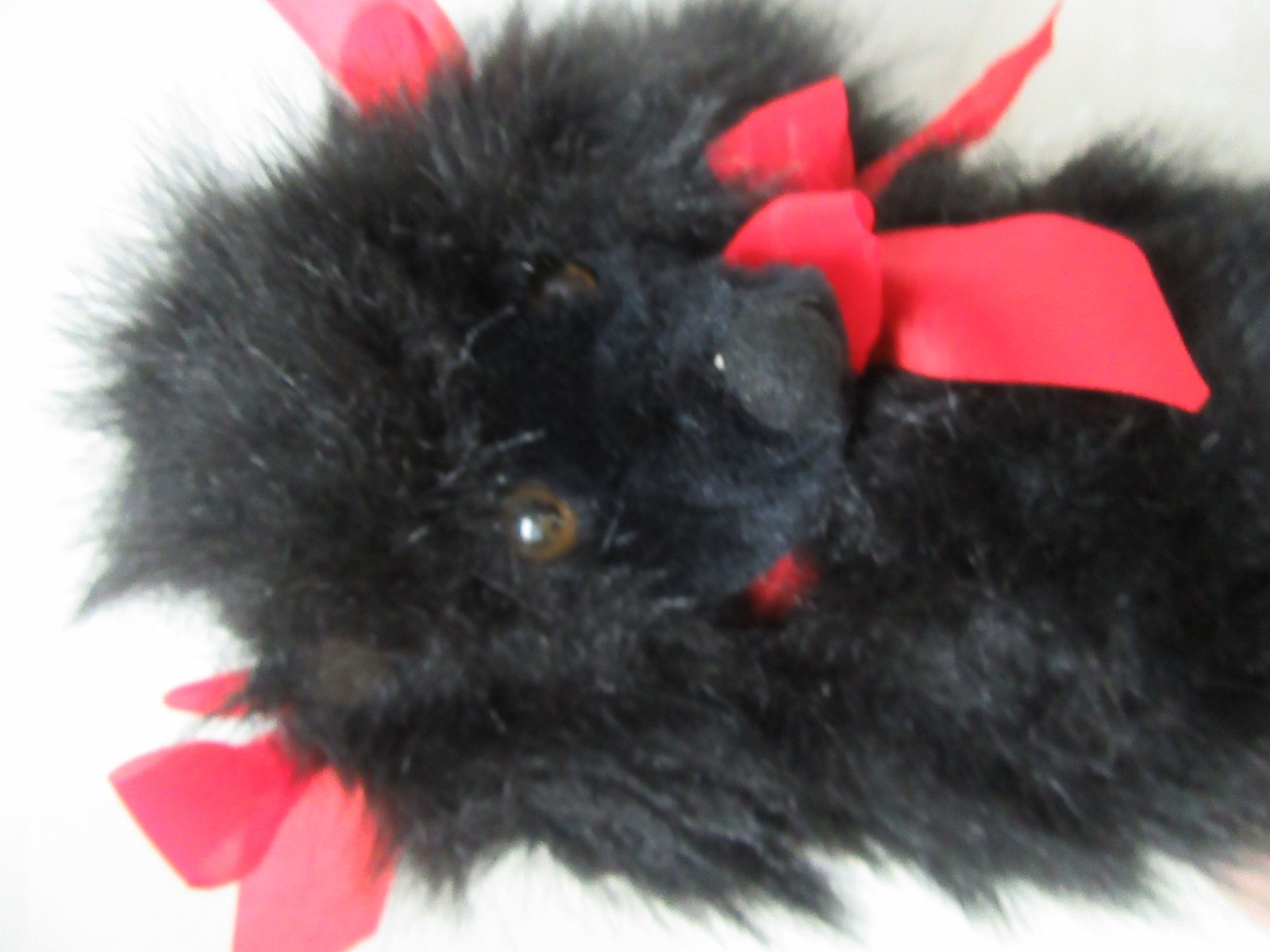 Vintage Cuddle Me By KB Black Poodle Puppy Dog Plush Stuffed Animal K.B. Bros