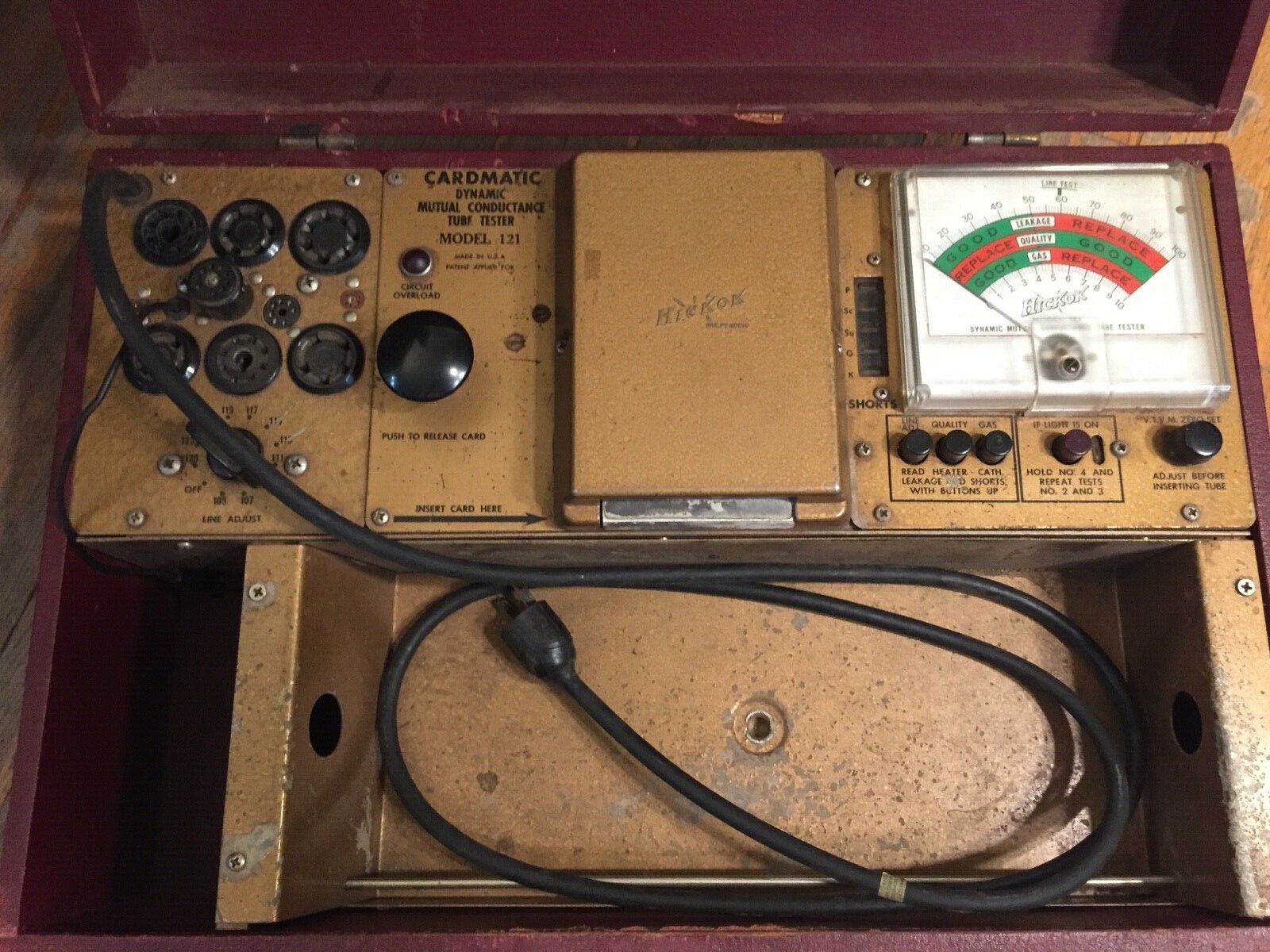 Hickok 121 Cardmatic Tube Tester, unit 1のeBay公認海外通販｜セカイモン