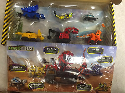 6pcs/lot Mattel New Dinotrux Diecast toys dozer with original box