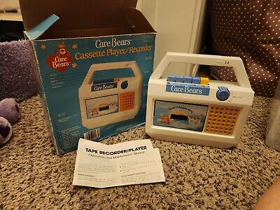 Care Bears Vintage Cassette Tape Player 1984 By Playtime