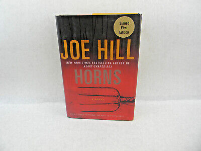 JOE HILL HORNS SIGNED AND DOODLED FIRST EDITION FIRST 