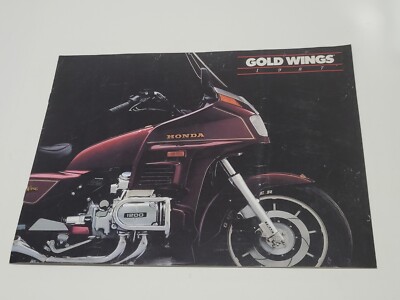 1987 Honda 1200 Goldwing Motorcycle Bike Vintage Sales Brochure Spec Catalog