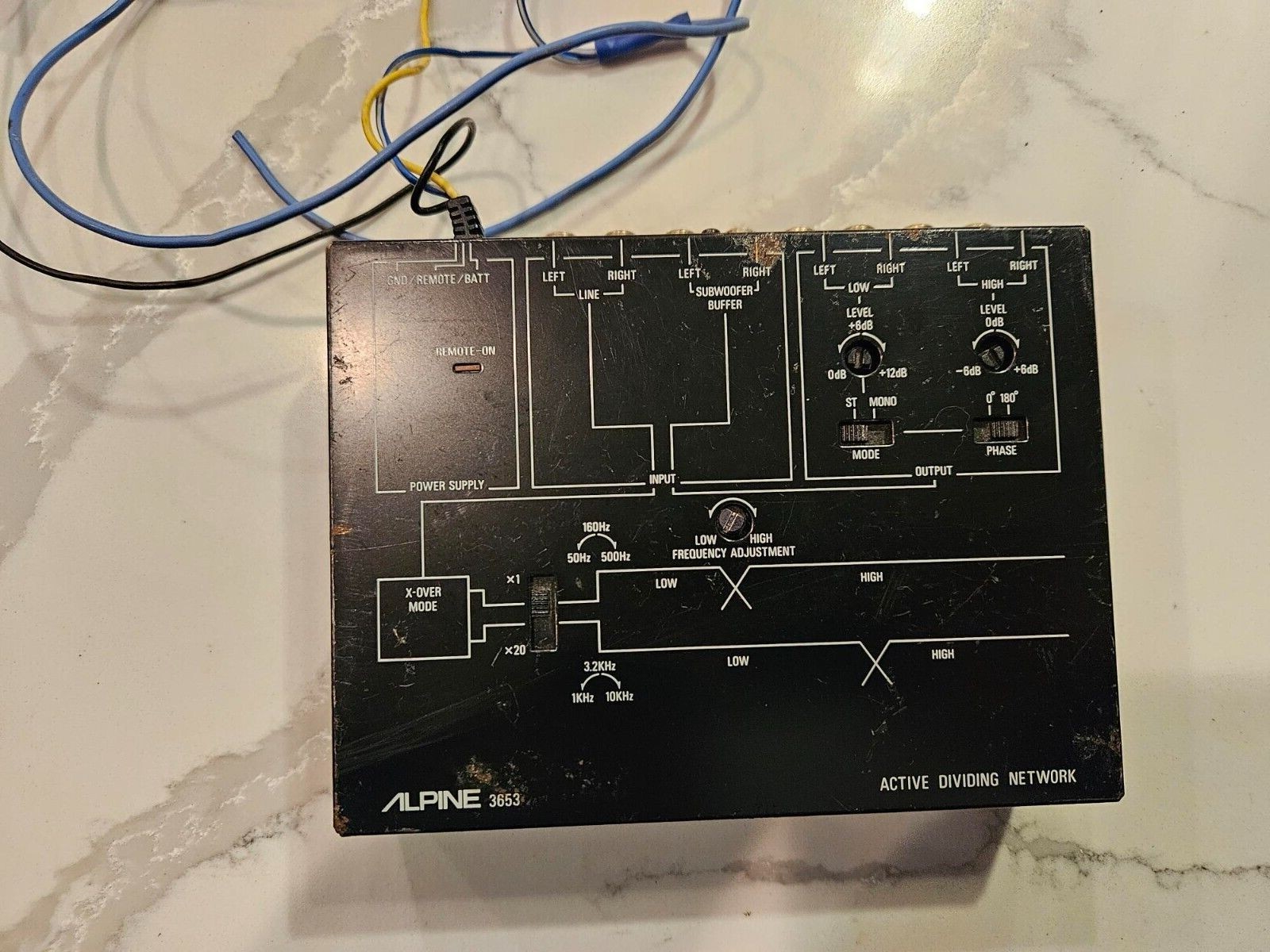 Alpine Active Dividing Network 3653 Vintage 2 way Crossover