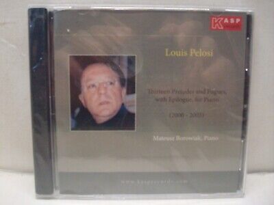 Louis Pelosi - 13 Preludes and Fugues with Epilogue for Piano [New CD]