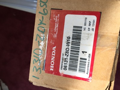 New Genuine OEM Honda 06131-Z8D-W10 Crankshaft Small Engine Power Tool Replaceme