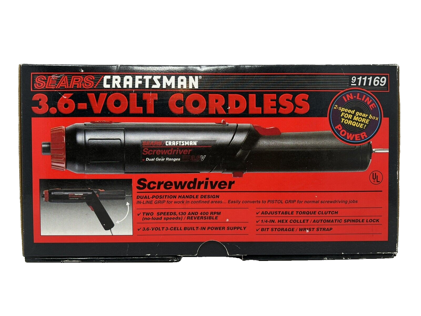 クラフツマン Craftsman 3.6 Volt Screwdriver Craftsman 3.6 Volt Cordless Screwdriver, Britedriver | eBay