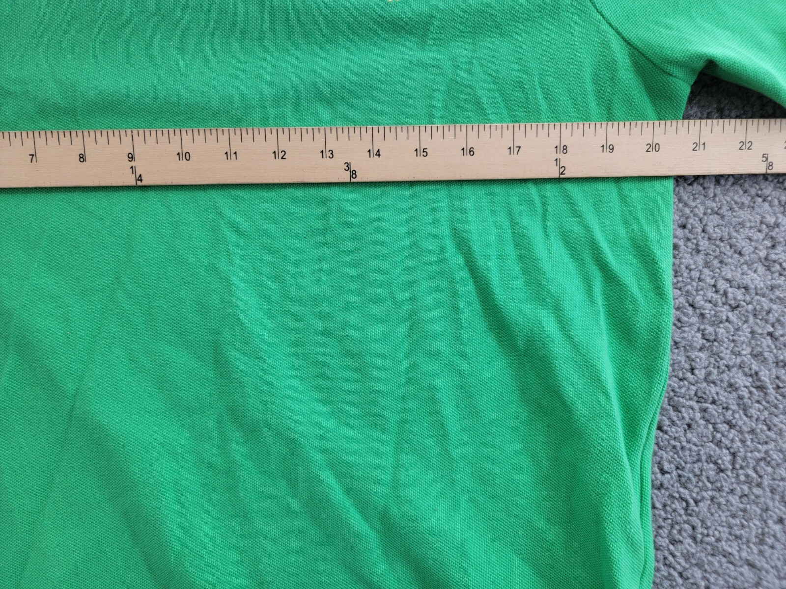 Polo Ralph Lauren Classic-Fit Mesh Polo Shirt Mens S Green Short Sleeve Pullover - Picture 7 of 18