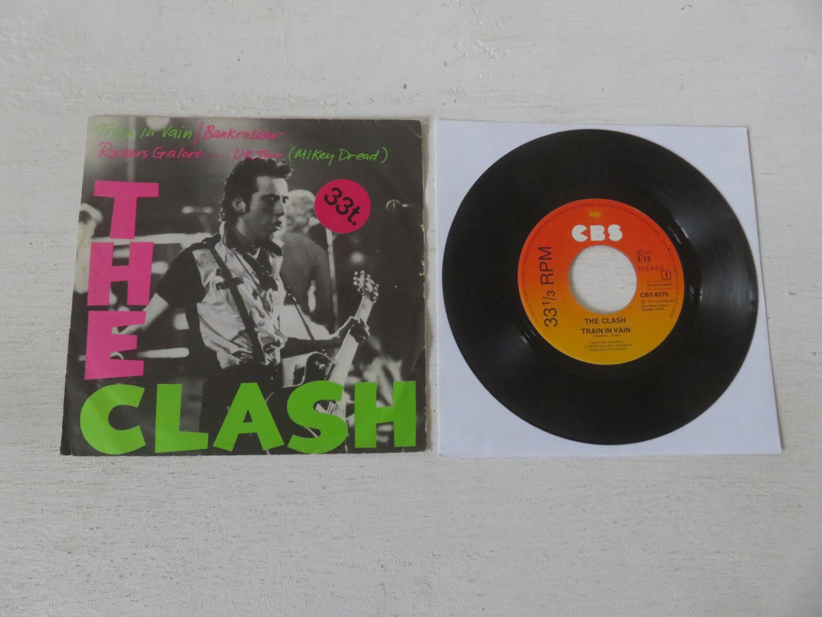the CLASH train in vain ホーランド盤 punk パンク the CLASH train in vain ホーランド盤 punk パンク the CLASH