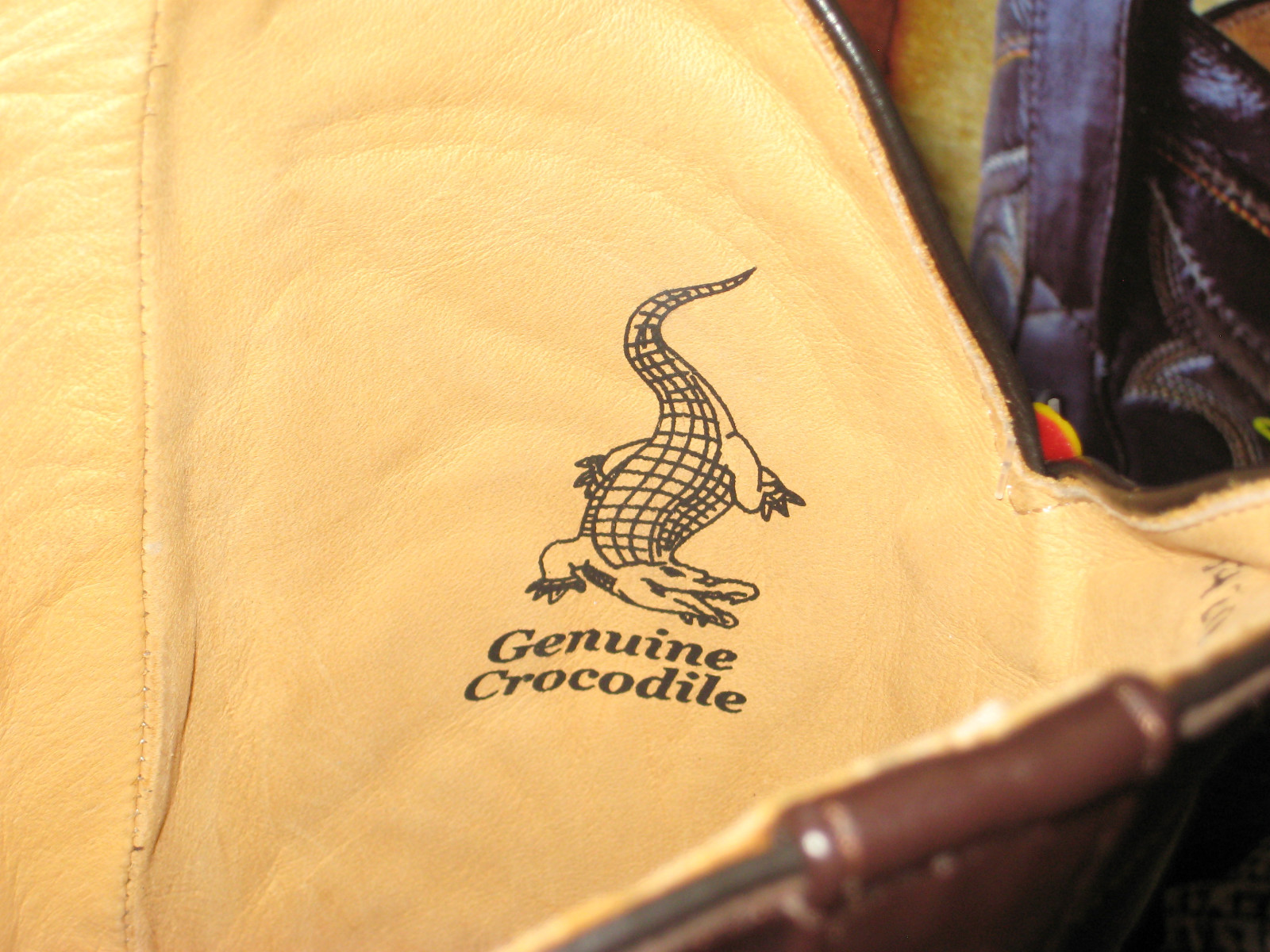 Pre-owned Los Altos Boots Los Altos J-toe Brown Genuine Hornback Crocodile Caiman Western Cowboy Boot Ee