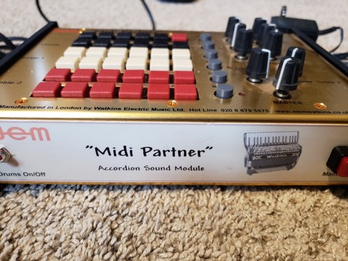Watkins wem midi partner expander Accordion Sound Module