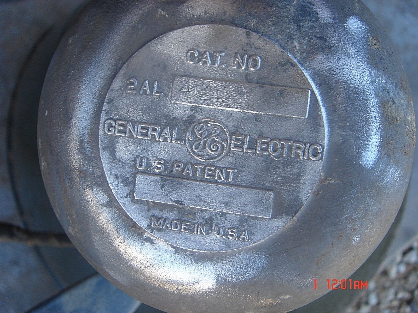 VINTAGE GE GENERAL ELECTRIC GREEN PORCELAIN GAS PUMP STATION OVAL LIGHT & SHADE