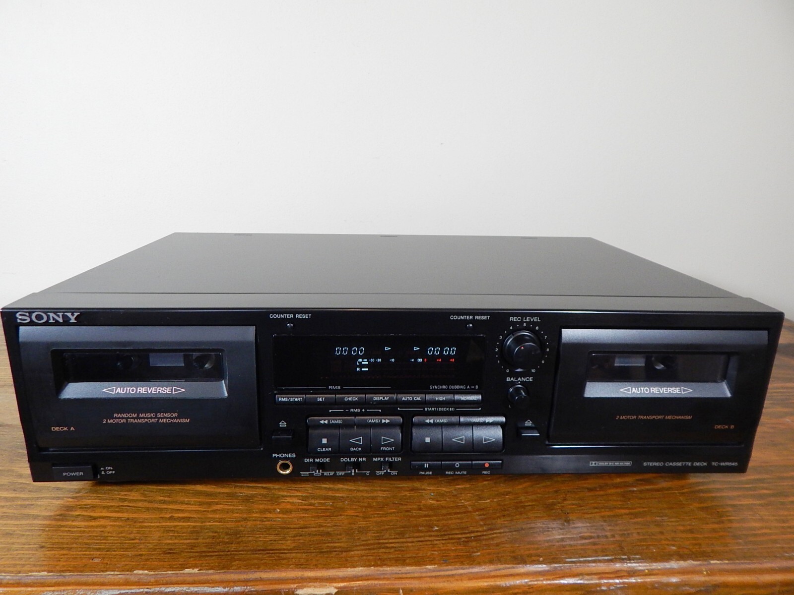 SONY ソニーカセットデッキTC-WR545 CASSETTE DECK