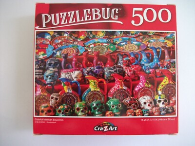 New Puzzlebug 500 Piece Mexican Souvenirs