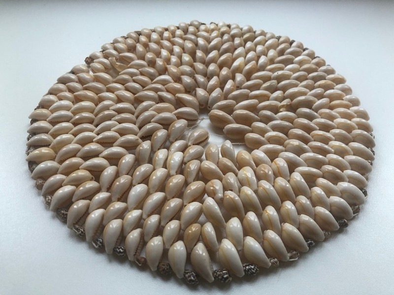Muschel Untersetzer Topflappen Kaurimuschel Muschelperlen Cowrie Shells
