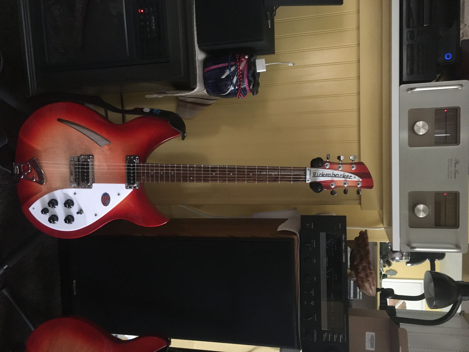 Rickenbacker 330 FG 6 String Electric Guitar - Red 1966 Rickenbacker 330 FG 6 String Electric Guitar - Red 1966