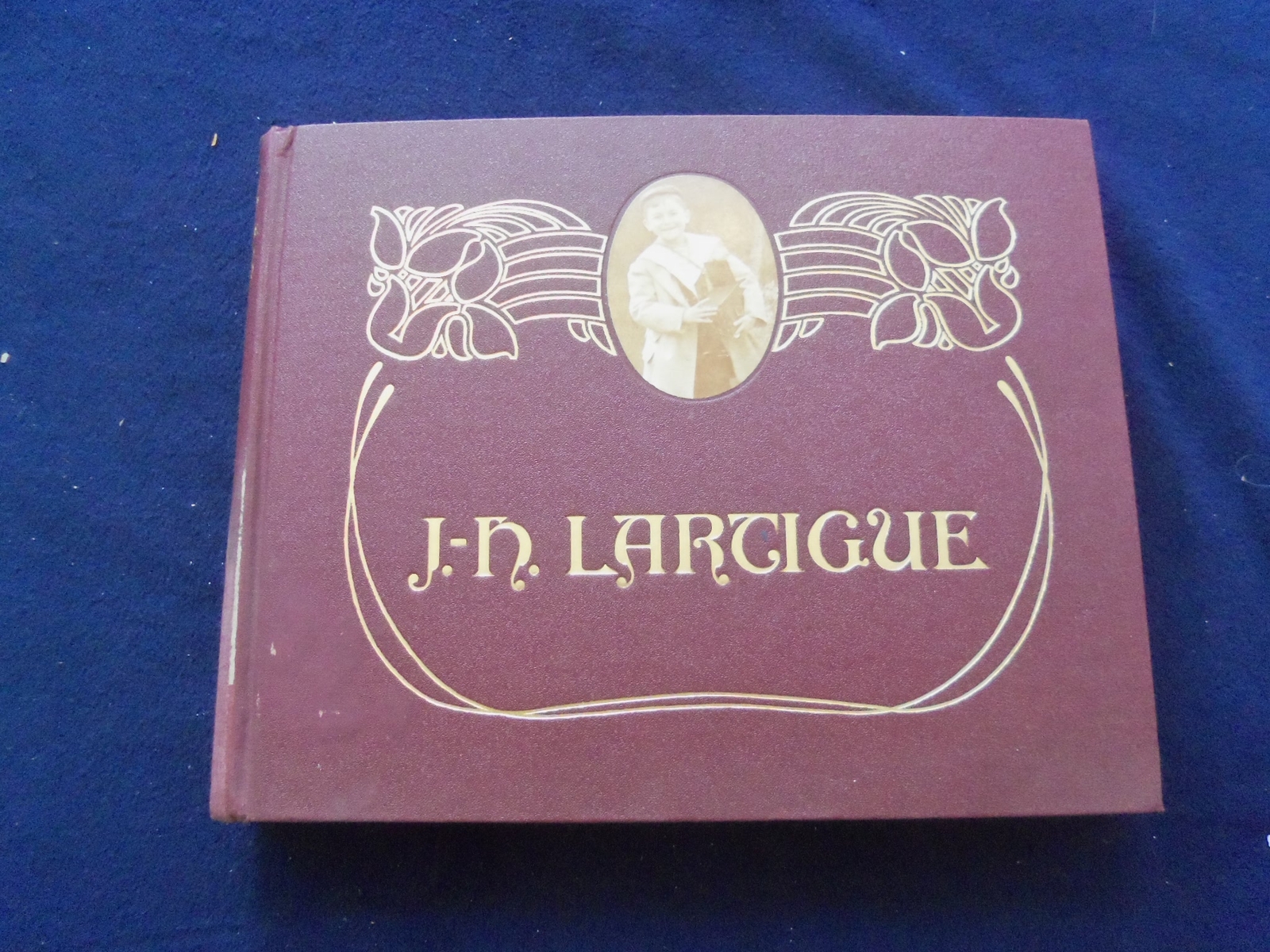 ヴィンテージインクセット 1966 BOYHOOD PHOTOS OF J. H. LARTIGUE HARDCOVER BOOK - KD