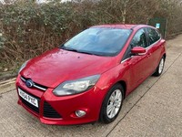 2014 Ford Focus 1.6 TDCi Titanium Navigator Red 77k Miles Years MOT Warranty £20