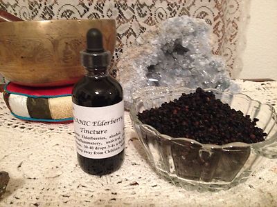 Organic NON-GMO Elderberry Tincture Extract 4floz