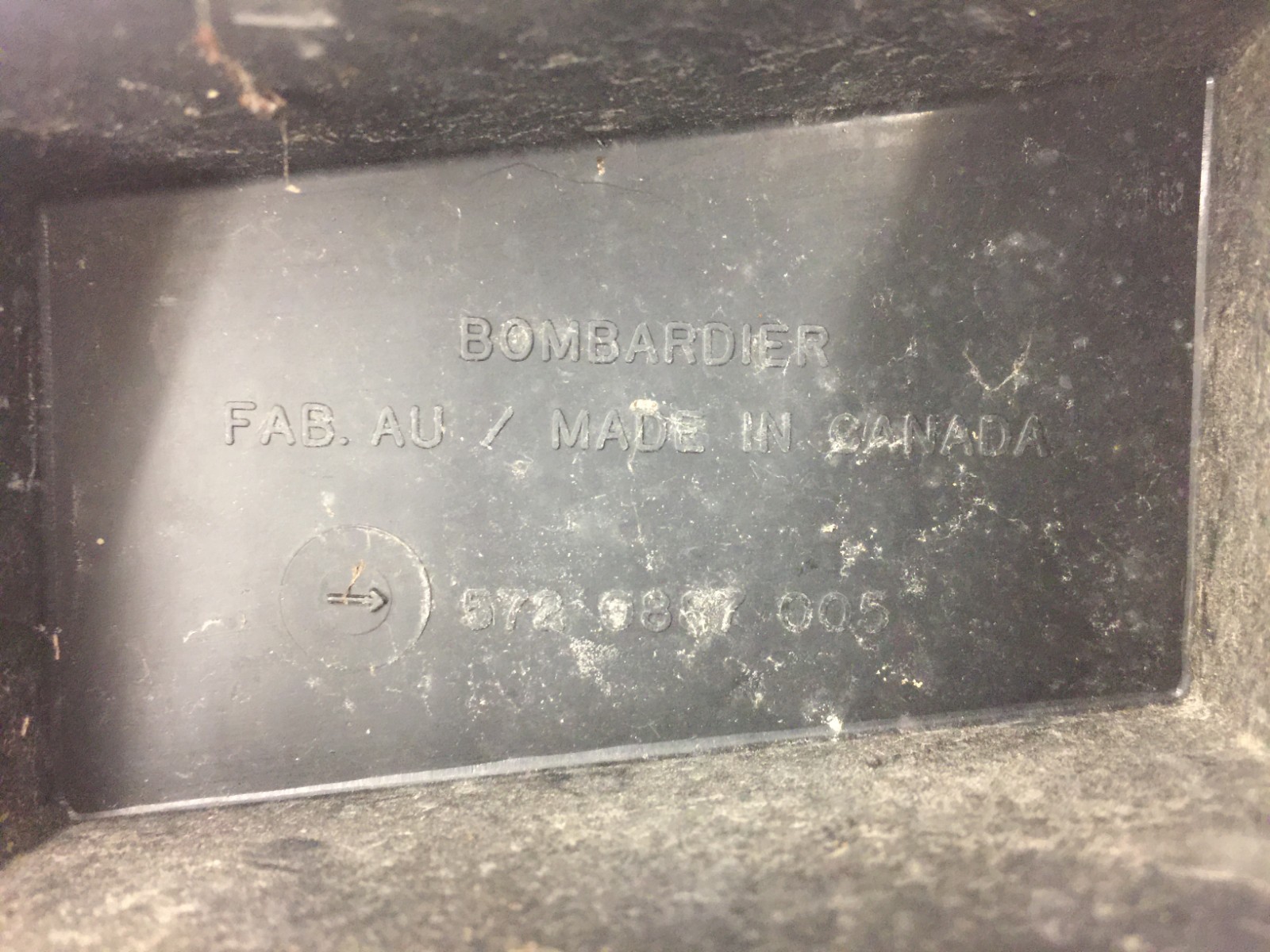 Ski-doo Grand Touring RH & LH Passenger Footrest (pair) 512059363 2001+