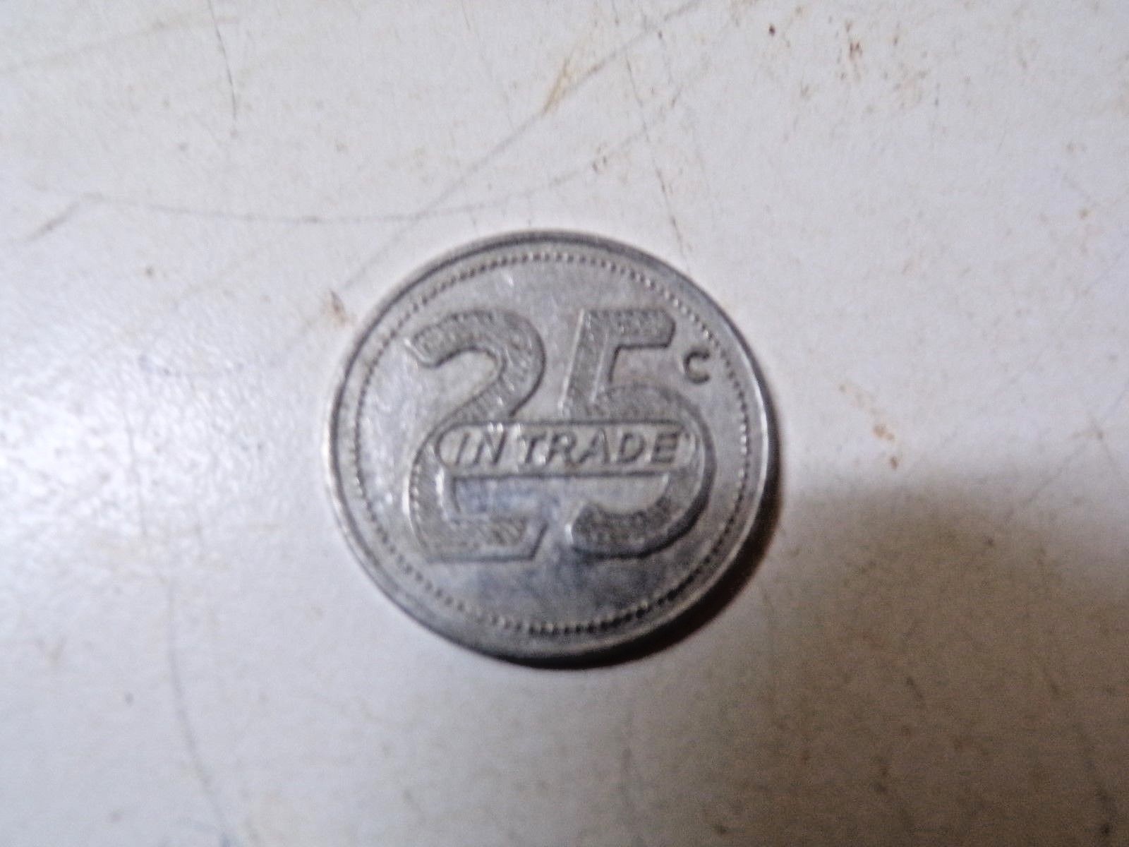 Old 25 cent Trade Token Bob's Billard Parlor Hawarden Iowa