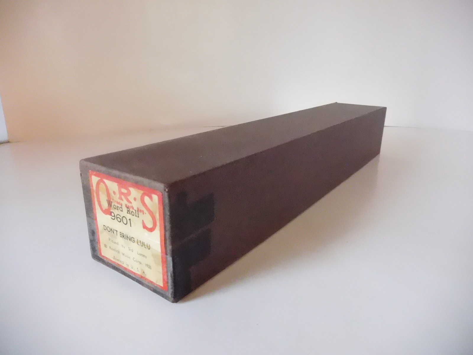 DON'T BRING LULU - QRS Player Piano Word Roll 9601 - P/B Sid Laney - NO DAMAGE
