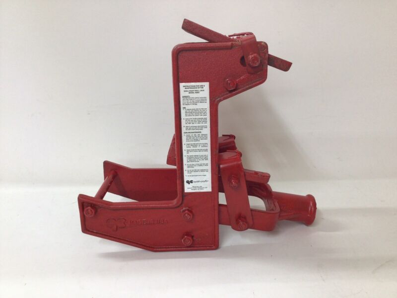 Qualcraft 2601 PORTABLE RED STEEL PIPE HEAVY DUTY WALL JACK MADE IN USA