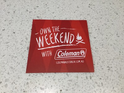 COLEMAN FRIDGE 4WD STICKER- TRUCKS CARS SPRINGS ARB TJM MACK KENWORTH MUSTANG