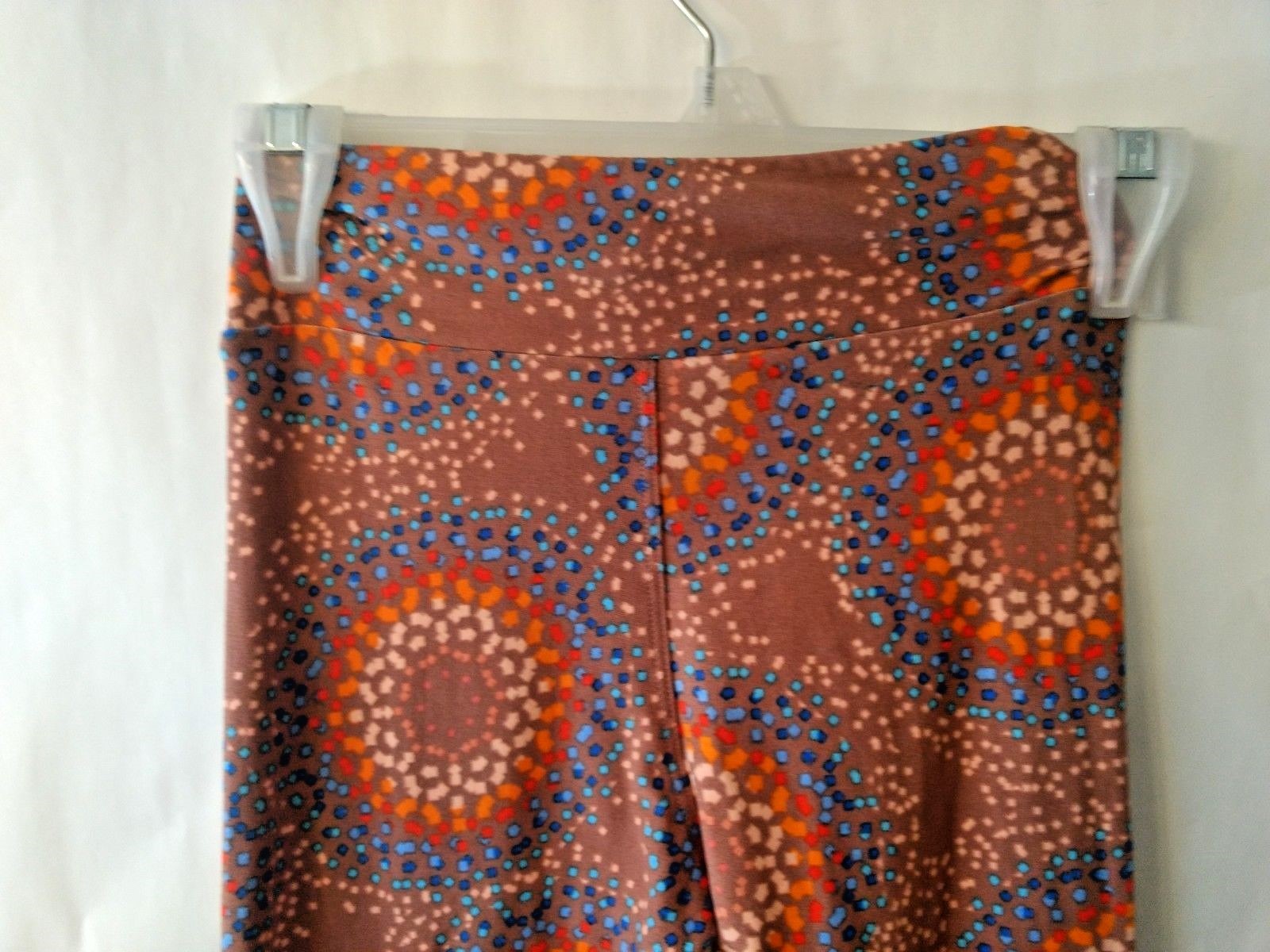 lula roe girls atletic leggings muti color stretchy tween small