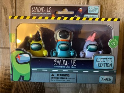 Among Us 3 Pack Mini Figures Ejected Edition - New!! - 2023 Toikido