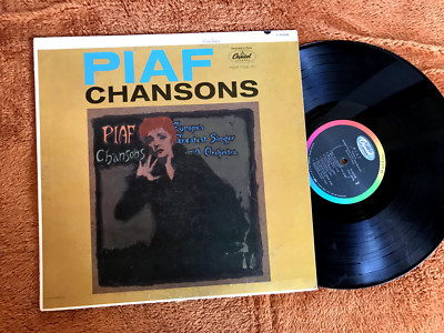 Edith Piaf Chansons MONO Capitol Records T 10328 capitol original vinyl album lp