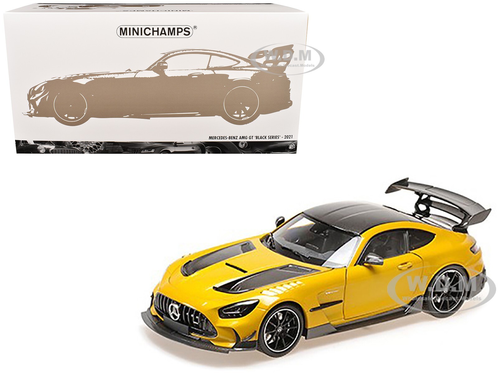 2021 MERCEDES-BENZ AMG GT BLACK SERIES YELLOW 1/18 MODEL BY