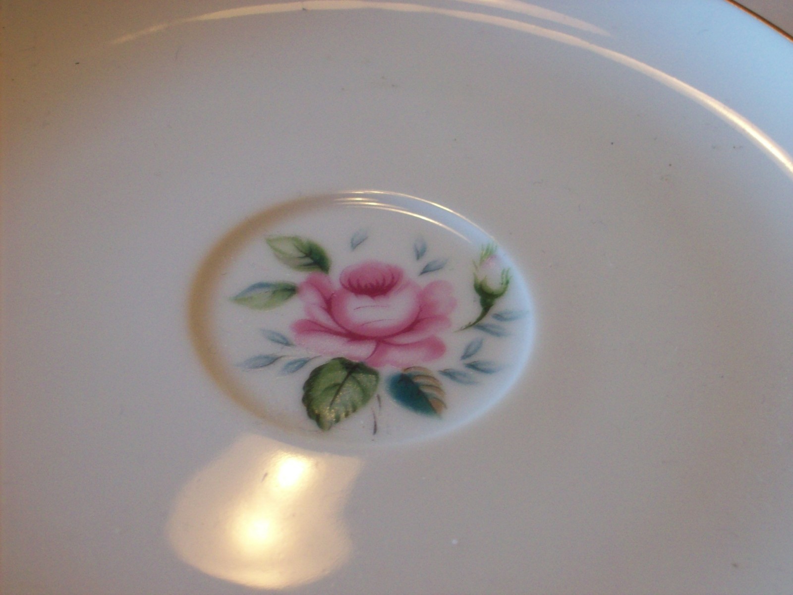 Style House Miniver Saucer Plate Dish Pink Rose Fine China @cLOSeT