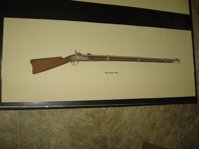 Rare Limited Edition Lithograph Signed by Artist- SPRINGFIELD RIFLE, 39'' x 14.8''