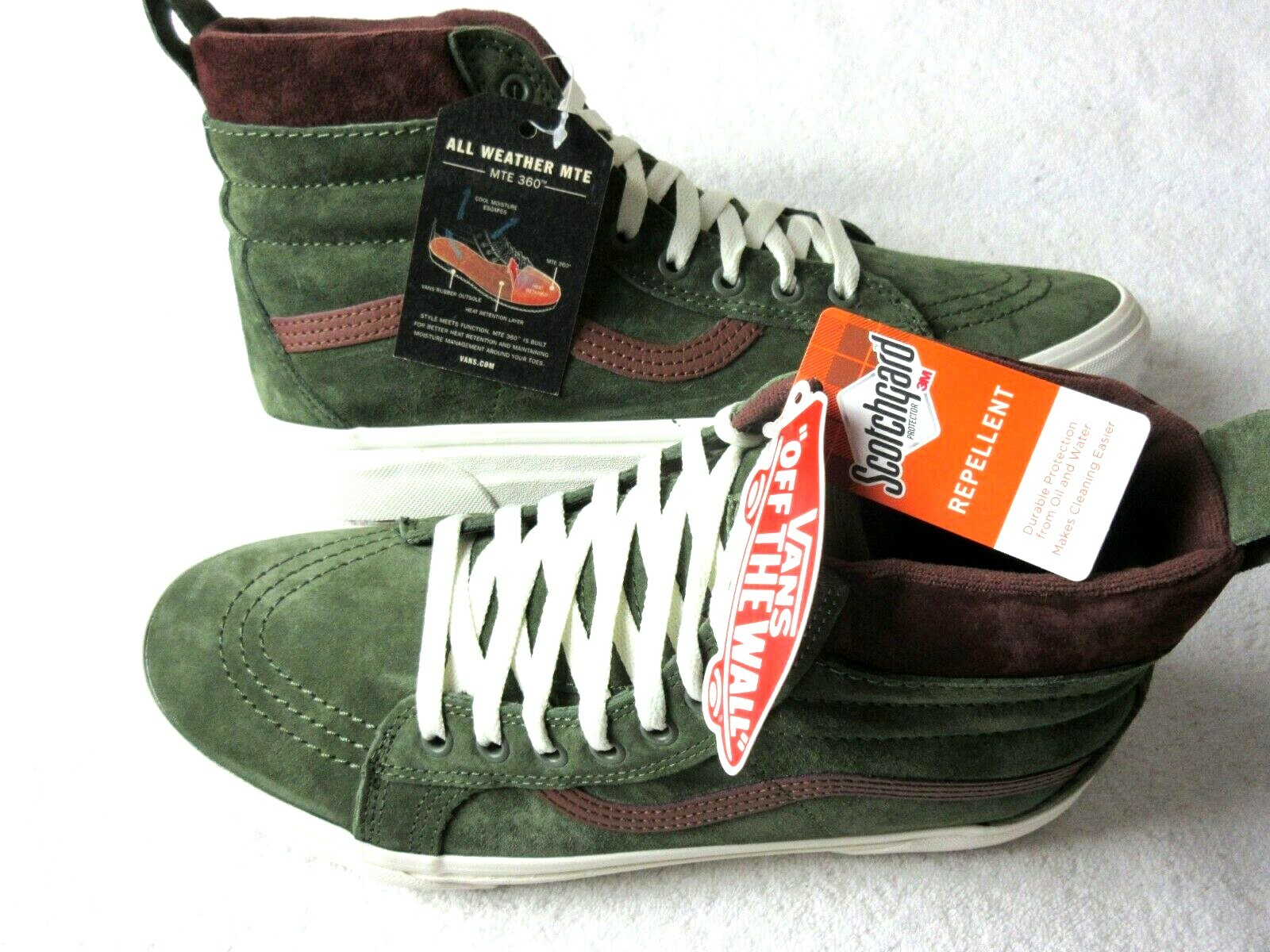 vans sk8 hi mte green