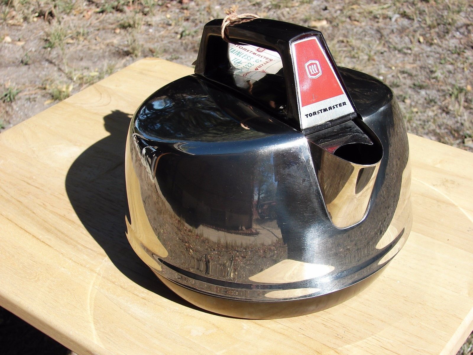 VTG Toastmaster ELECTRIC Tea KETTLE Stainless STEEL Chrome WORKING