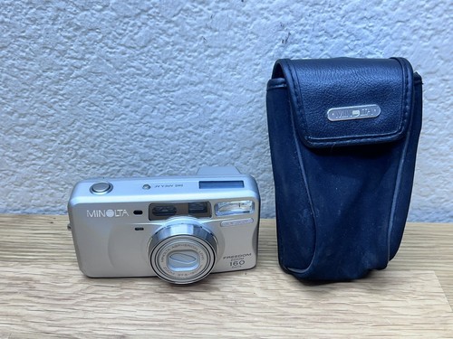 Minolta Freedom Zoom 160 Date Silver Camera 35mm Film Point