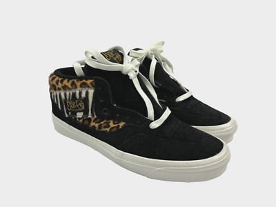 VANS Half Cab 33 DX Jungle Clash Mens Shoes Black Brown Leopard Mens 12 NWOB