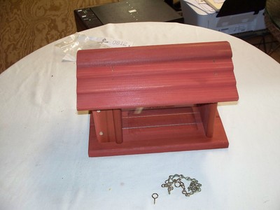 Real California Redwood Suet/Seed Bird Feeder US Leisure Model #RF0812