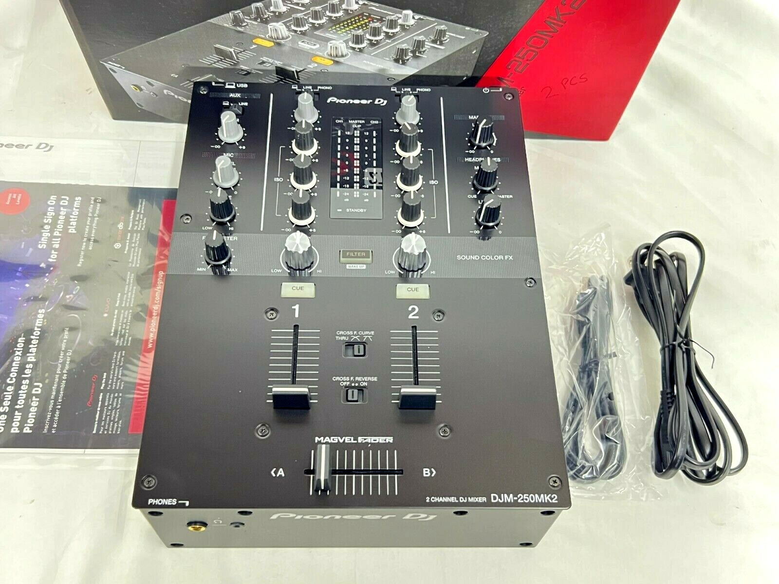 Pioneer DJM-250MK2 2 Channel DJ Mixer With Independent Channel Filter #2706 (OneのeBay公認海外通販|セカイモン Pioneer DJM-250MK2 2 Channel DJ Mixer With Independent Channel Filter #2706 (OneのeBay公認海外通販|セカイモン
