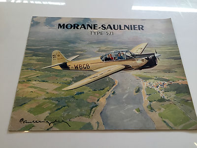 MORANE SAULNIER MS 571 MANUFACTURERS SALES BROCHURE