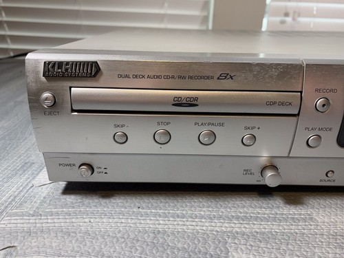 KHL Dual Deck Audio CD-R/RW Recorder 8x