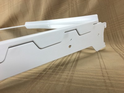 GE GSS25KGMA Refrigerator Glass Slideout Shelf w/ Brackets #WR32X10381