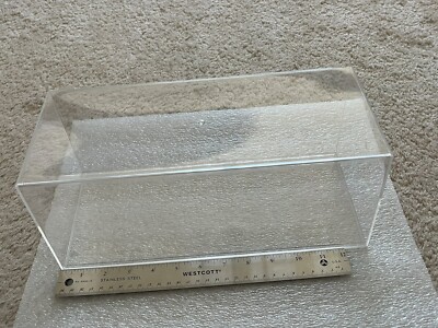 13x5x5 in Acrylic Clear Display Case Model Car Tank 1:16 1:24 1:35 Action Figure