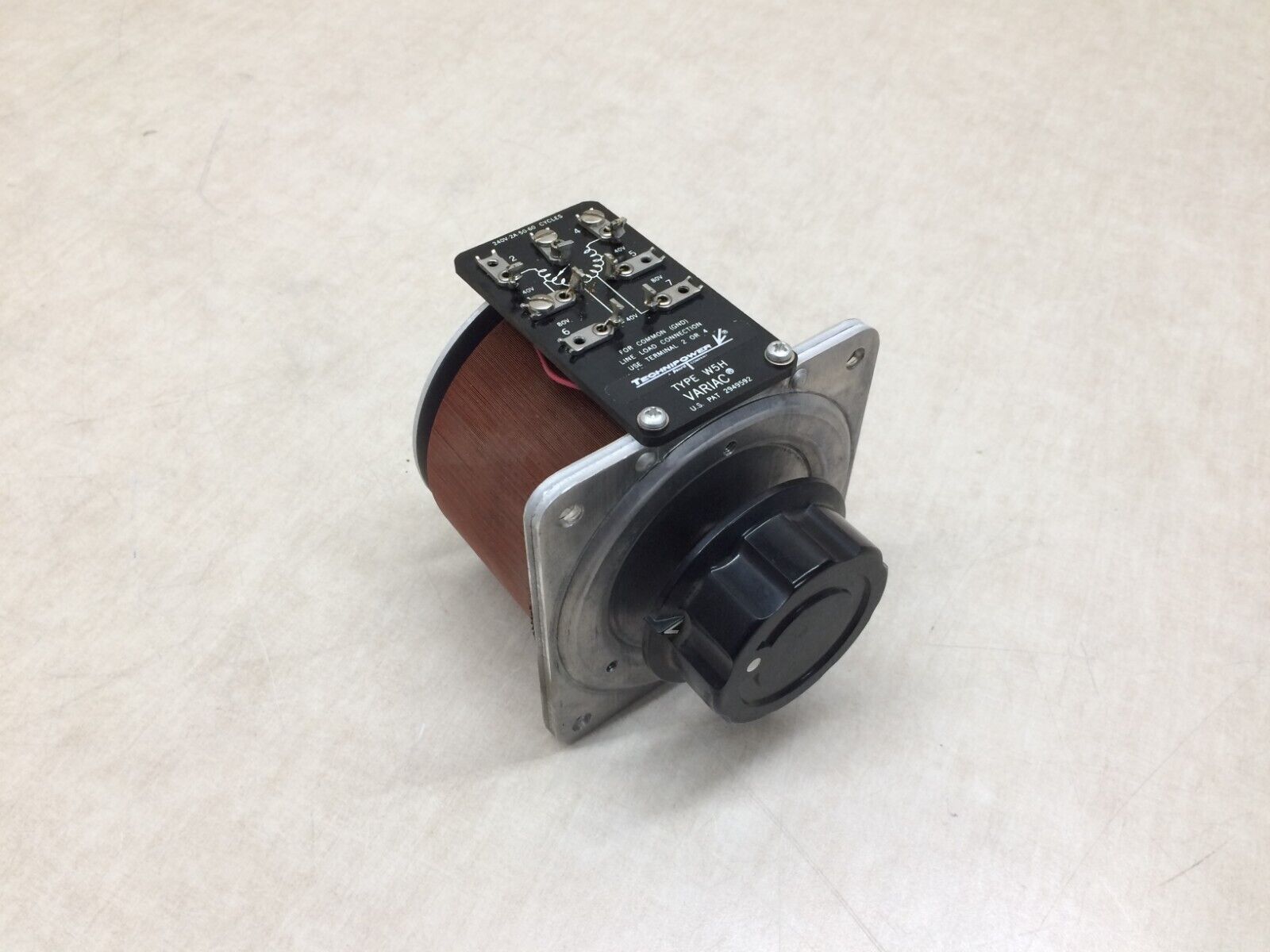 Technipower Type W5H VARIAC Adjustable Transformer 240V 2A Technipower Type W5H VARIAC Adjustable Transformer 240V 2A