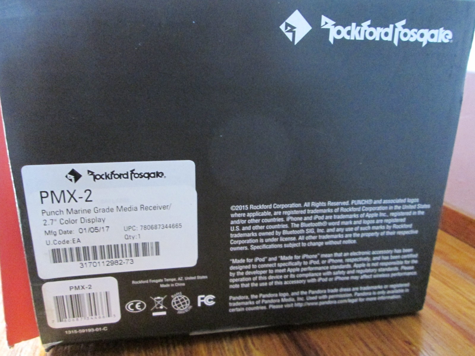 Rockford Fosgate PMX-2 Punch Marine Grade Media Reciever