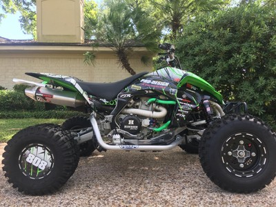 2008 Kawasaki kfx 450R Race Quad ATV 4 Wheeler, Honda Geometry - MUST SEE!